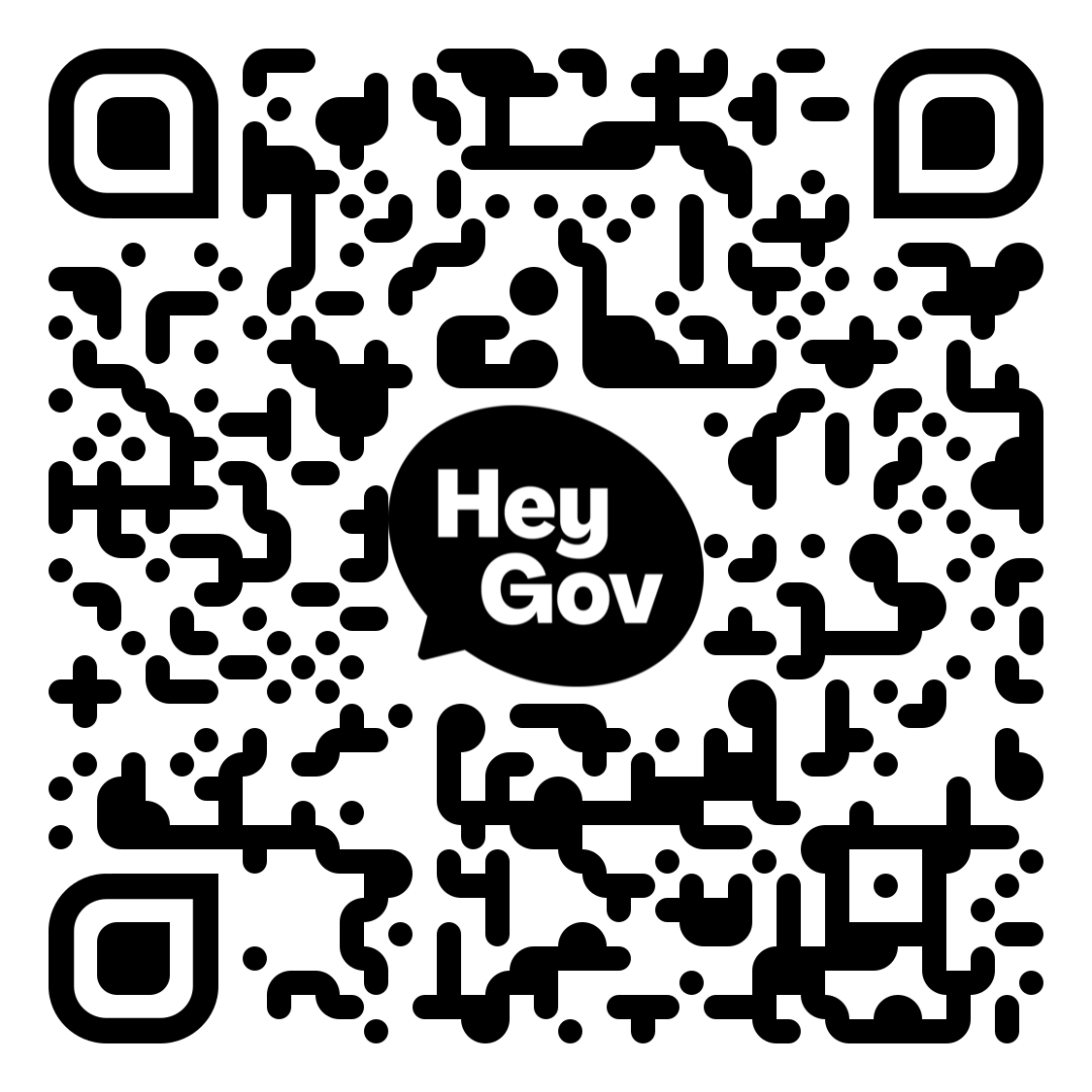 City of GC HeyGov QR Code